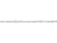 Electric Fence Poly Shock Wire White to protect fences for horses & livestock 6 Stainless Steel Conductors
