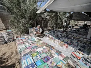 The story of a book in Gaza: A treasured possession given new lease of life
