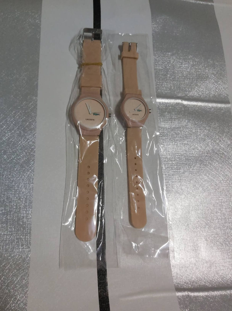 Thumbnail: Lacoste rubber couple fashion watch