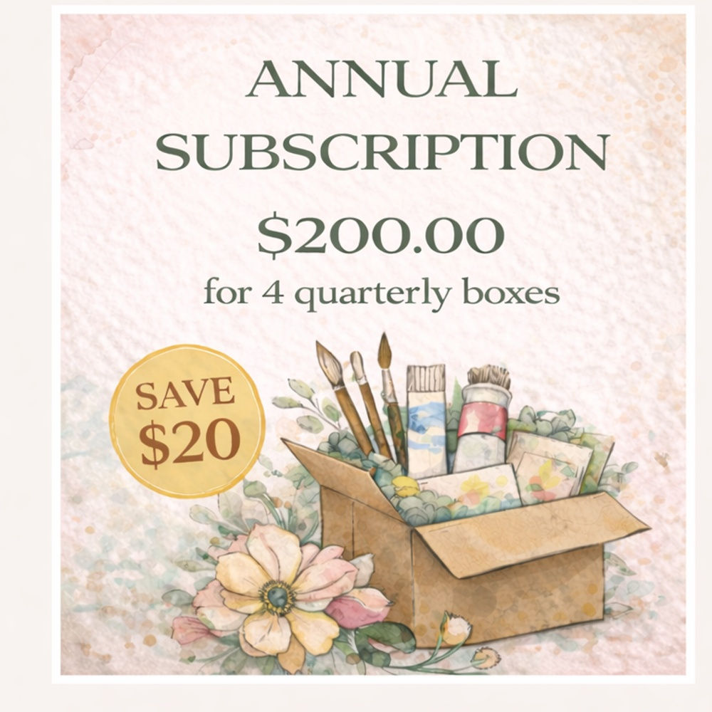 The Creative Escape Box - Annual Subscriction