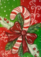"Candy Cane" Paint Night