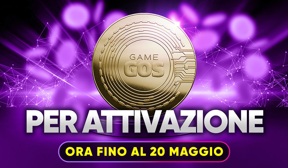GAMEGOS Coin per l'attivazione del PIN: offerta prorogata!