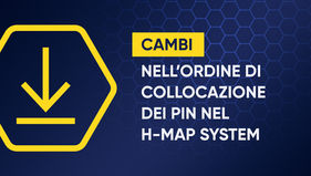Cambiamenti nell'ordine di posizionamento dei PIN nel H-MAP System