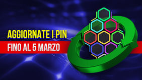 La scadenza per l'aggiornamento dei PIN è stata prorogata