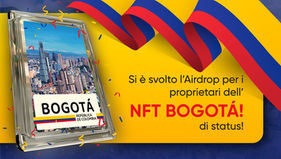 Si è svolto l’Airdrop per i proprietari dell’NFT Bogotá di status!