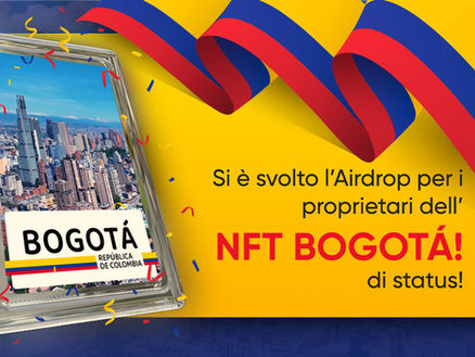 Si è svolto l’Airdrop per i proprietari dell’NFT Bogotá di status!