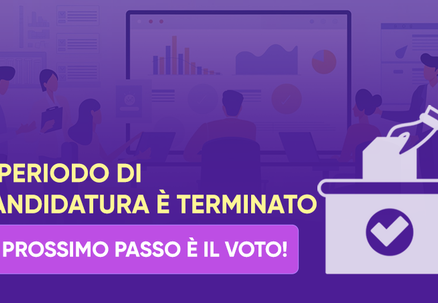 Il periodo di candidatura è terminato. Le votazioni sono imminenti!