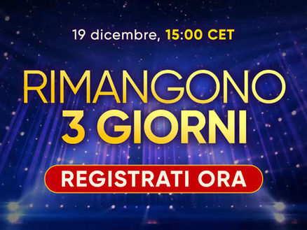 Mancano 3 giorni alla conferenza online finale dell'anno
