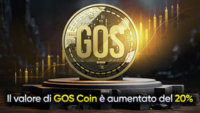 Il valore di GOS Coin è aumentato del 20%