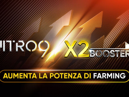 È ora di usare NITRO9 e i X2 BOOSTER!