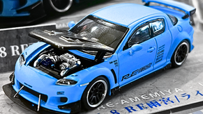 RE雨宮仕様の「マツダ RX-8」のミニカーがPOP RACEから初登場！