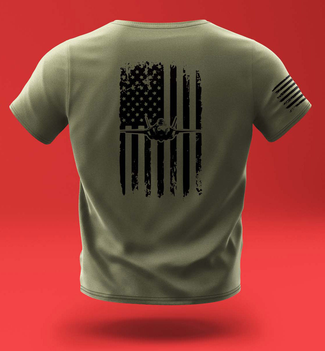 F-35 Lightning II American Flag Shirt (Air Force)