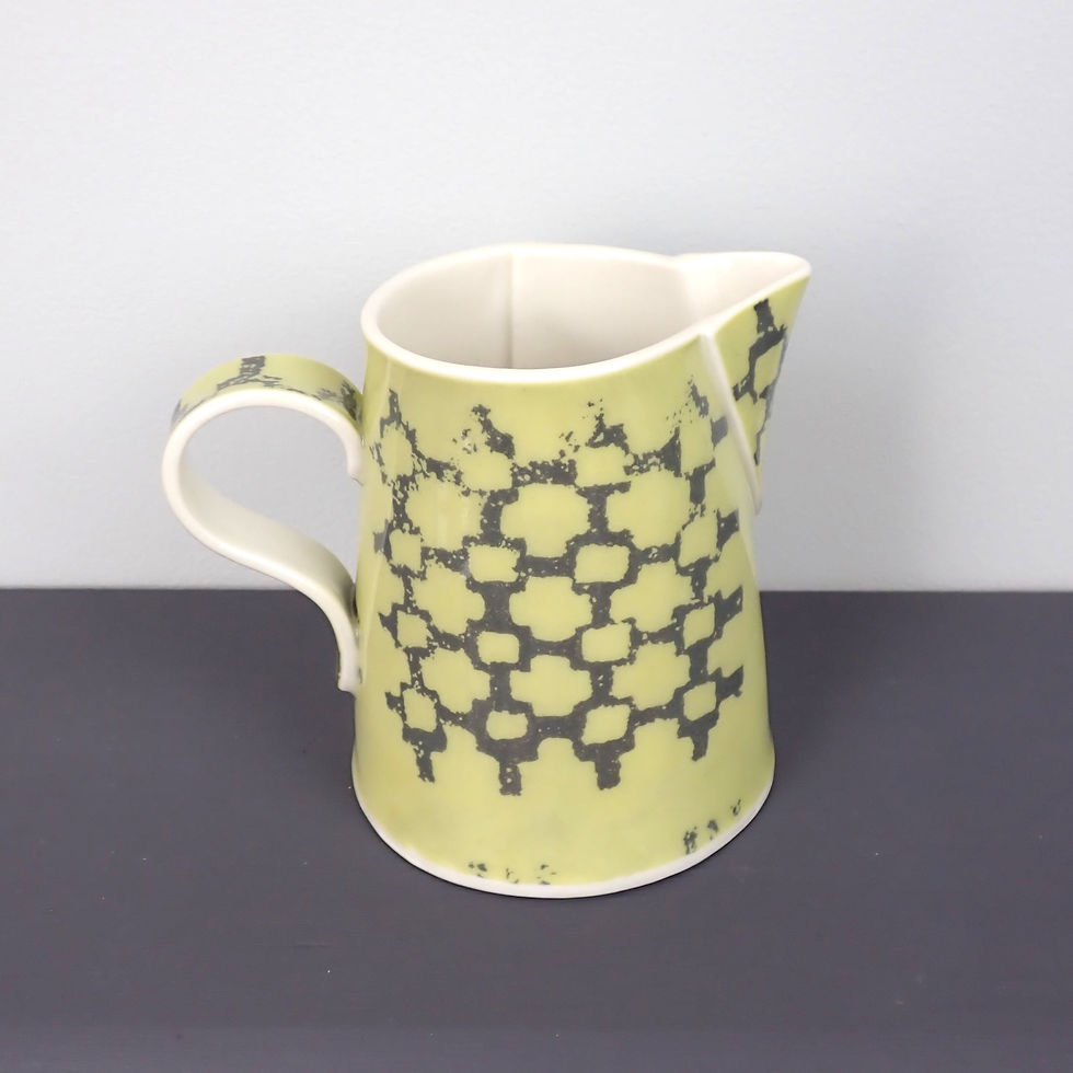 Thumbnail: Jwg Carthen Melynwyrdd Canolig - Chartreuse Carthen Jug