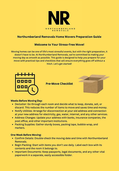 Movers prep guide