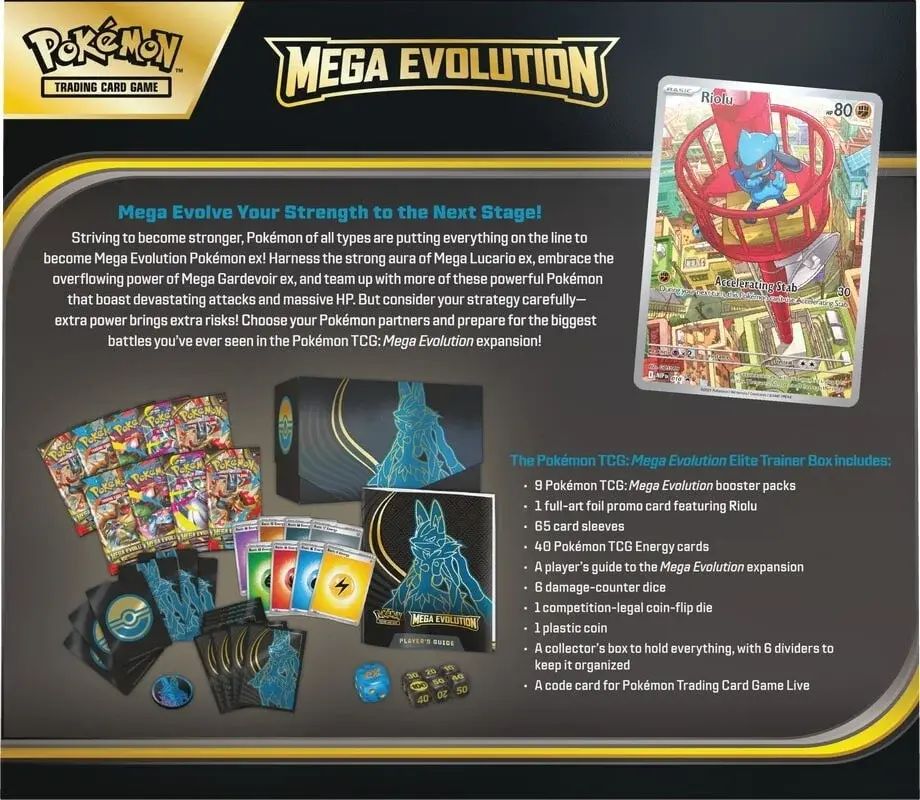 Miniatura: Pokémon TCG: Mega Evolution Elite Trainer Box ETB
