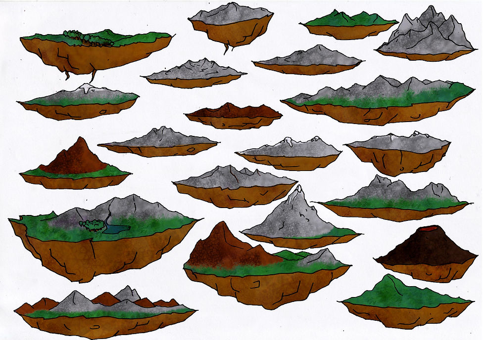 planche iles montagne 