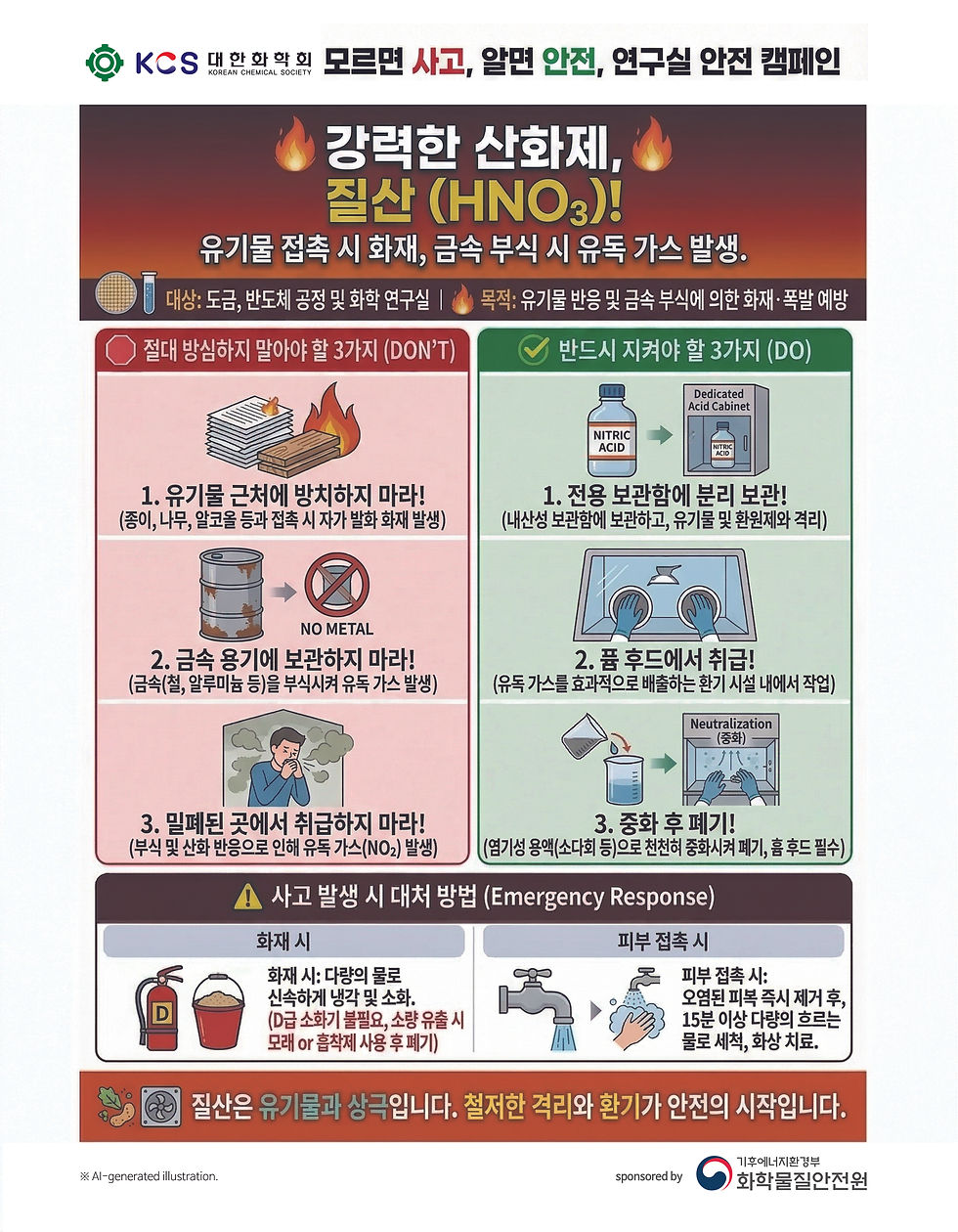 모르면 사고, 알면 안전, 연구실 안전 캠페인(2026년 5월호)