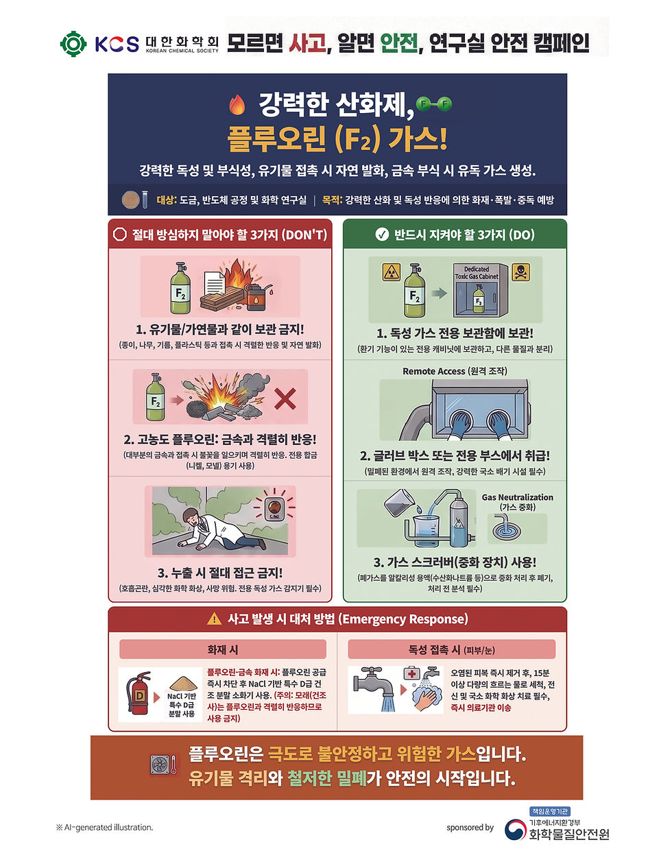 모르면 사고, 알면 안전, 연구실 안전 캠페인(2026년 8월호)