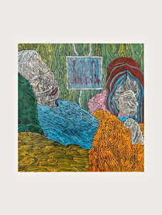 «Мясорубка» — это радикальный опыт погружения в тему человеческого тела. Здесь тело предстает как арена жизни и смерти, машина боли и наслаждения, материя, проходящая через бесконечный цикл рождения, разрушения и обновления.
Эти образы подобны рассечённому под микроскопом существу: они показывают внутренности, операции, пищу, кровь, психологические состояния — всё, что составляет внутренний мир человека. 