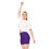 Thumbnail:  Jon Oliver Women's Purple black Biker Shorts 