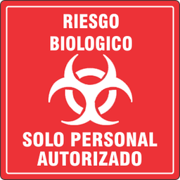 Resultado de imagen para señalizacion riesgo biologico