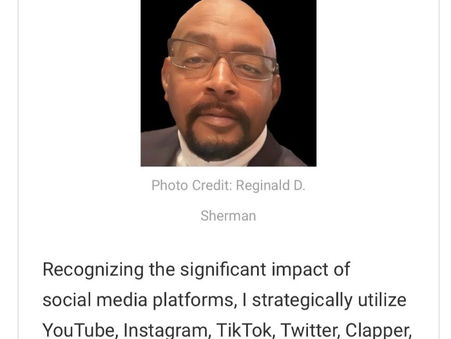 Reginald D is Featured on CBNation