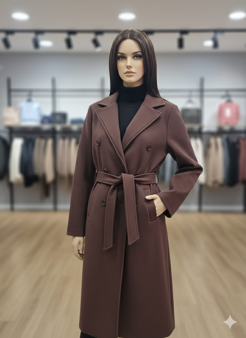 Küçük resim: Kahverengi Uzun Kaşe