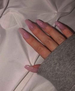 Acrylic pink quartz full set