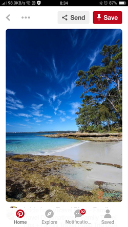 Local beach
