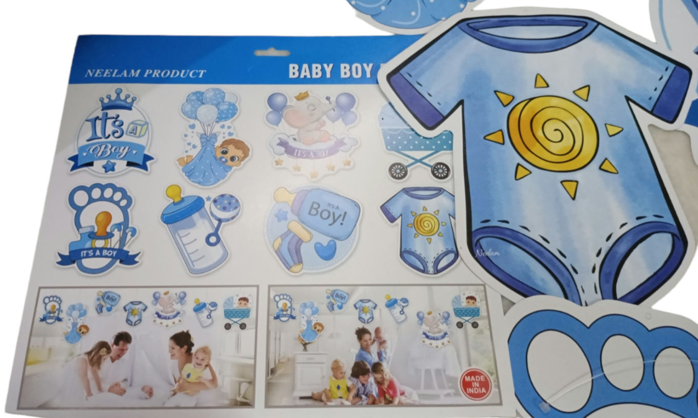 Baby Boy Sticker Toppers