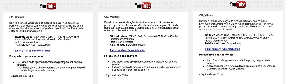 Reivindicação de direitos autorais