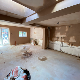 large kitchen extension