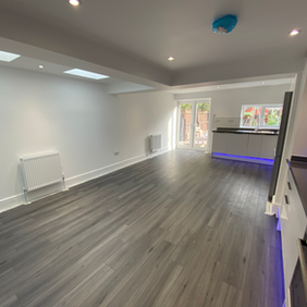 large kitchen extension