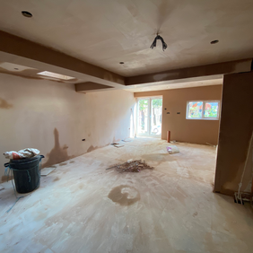 large kitchen diner extension