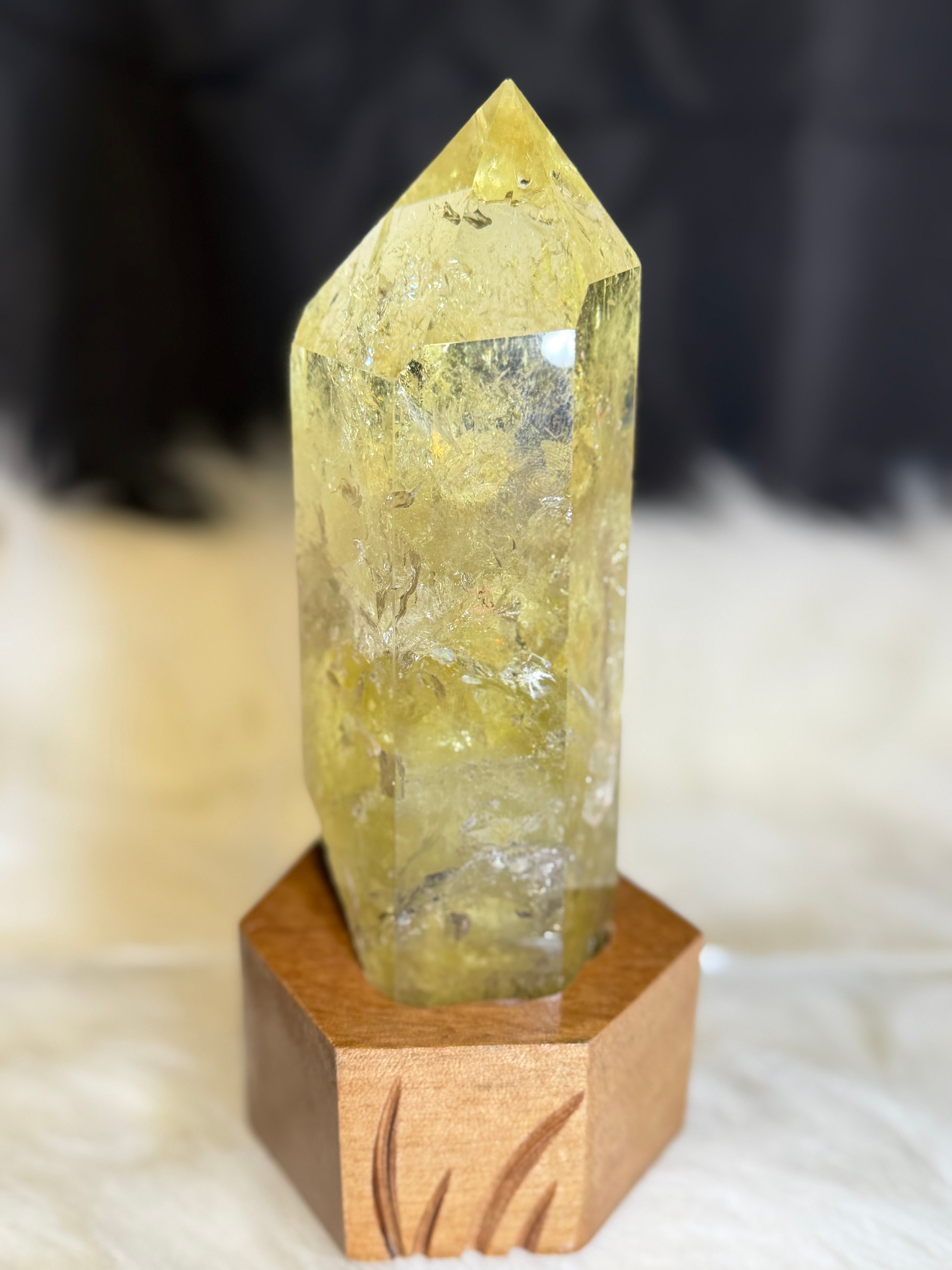 Natural Citrine Point 