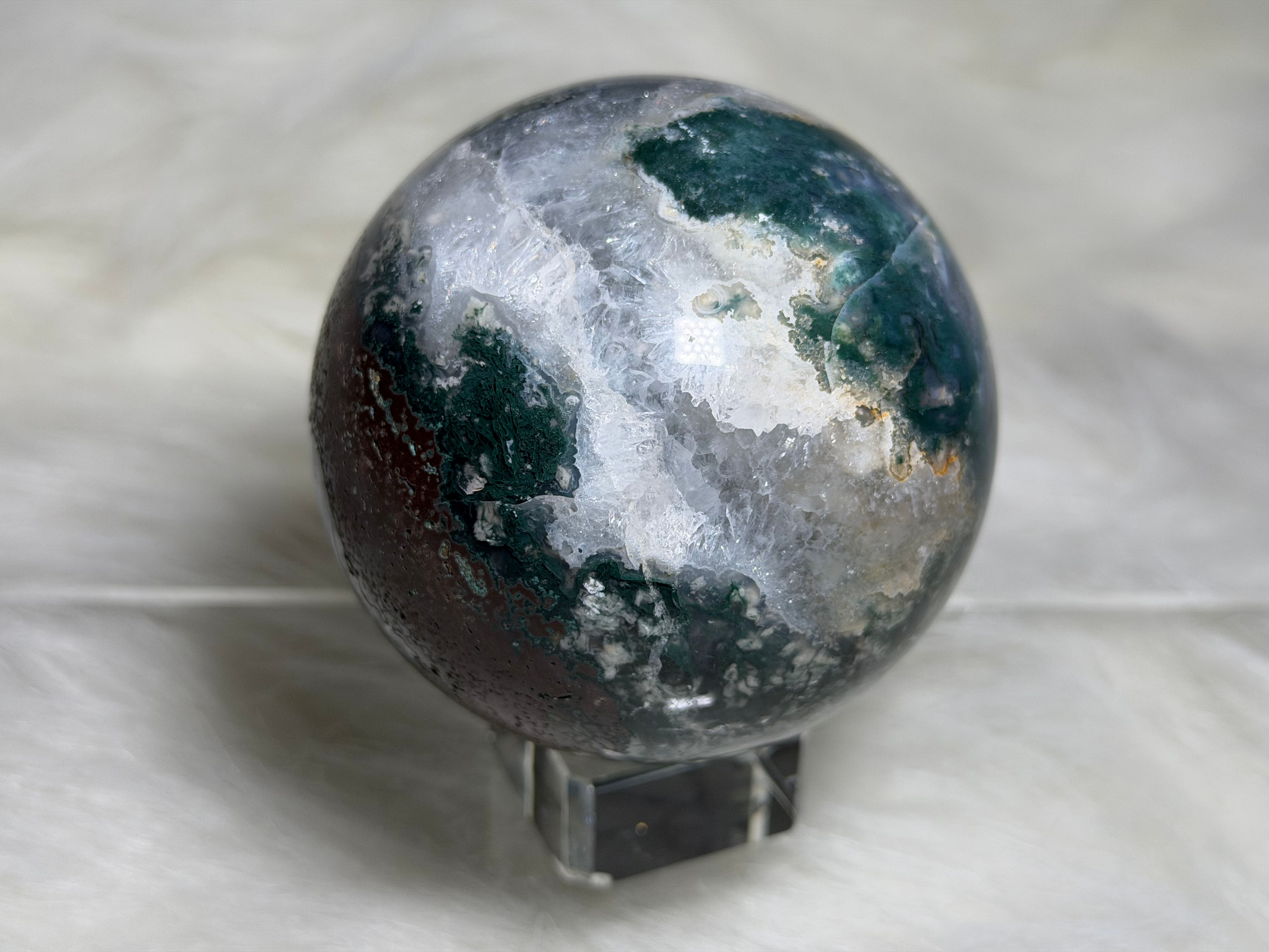 Moss Agate Sphere