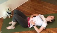 Abdominal contractions.