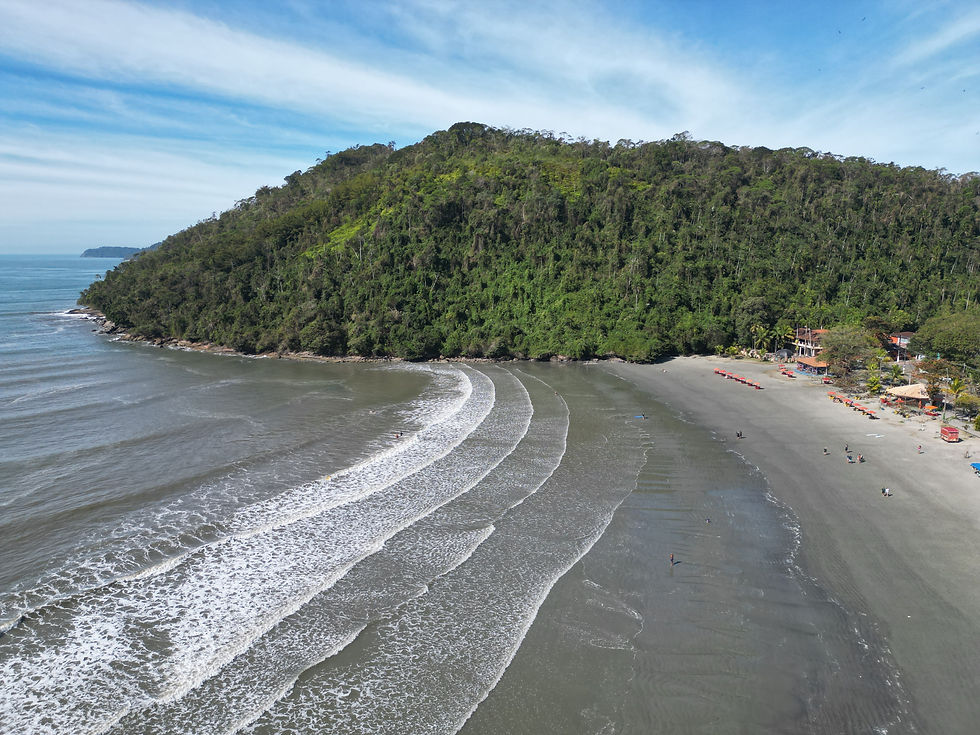 Canto direito da praia