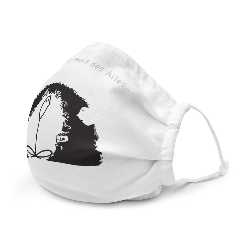 Miniature : Face mask "Si le Silence avait des Ailes"