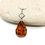 Thumbnail: Sterling Silver Geometric Baltic Amber Pendant and Chain