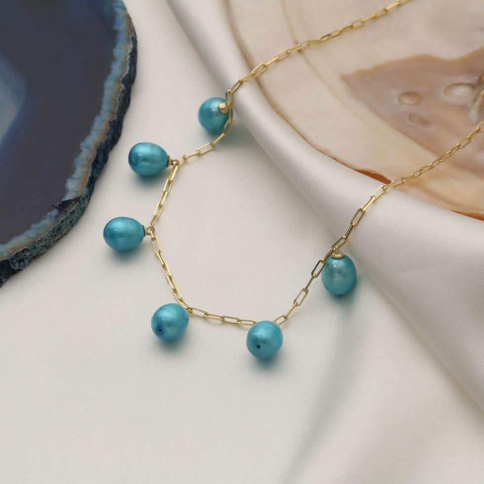 Küçük resim: 925 Ayar Gümüş Gerçek ve Doğal Okyanus Tatlısu İncisi Sallantı Kolye-8mm