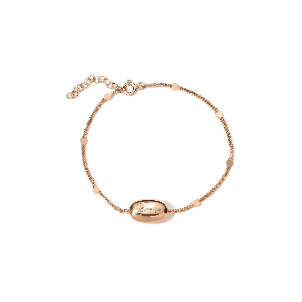 Küçük resim: 14 Ayar Altın Kaplama Kişiye Özel İsim Kapsül Bileklik - CB00137