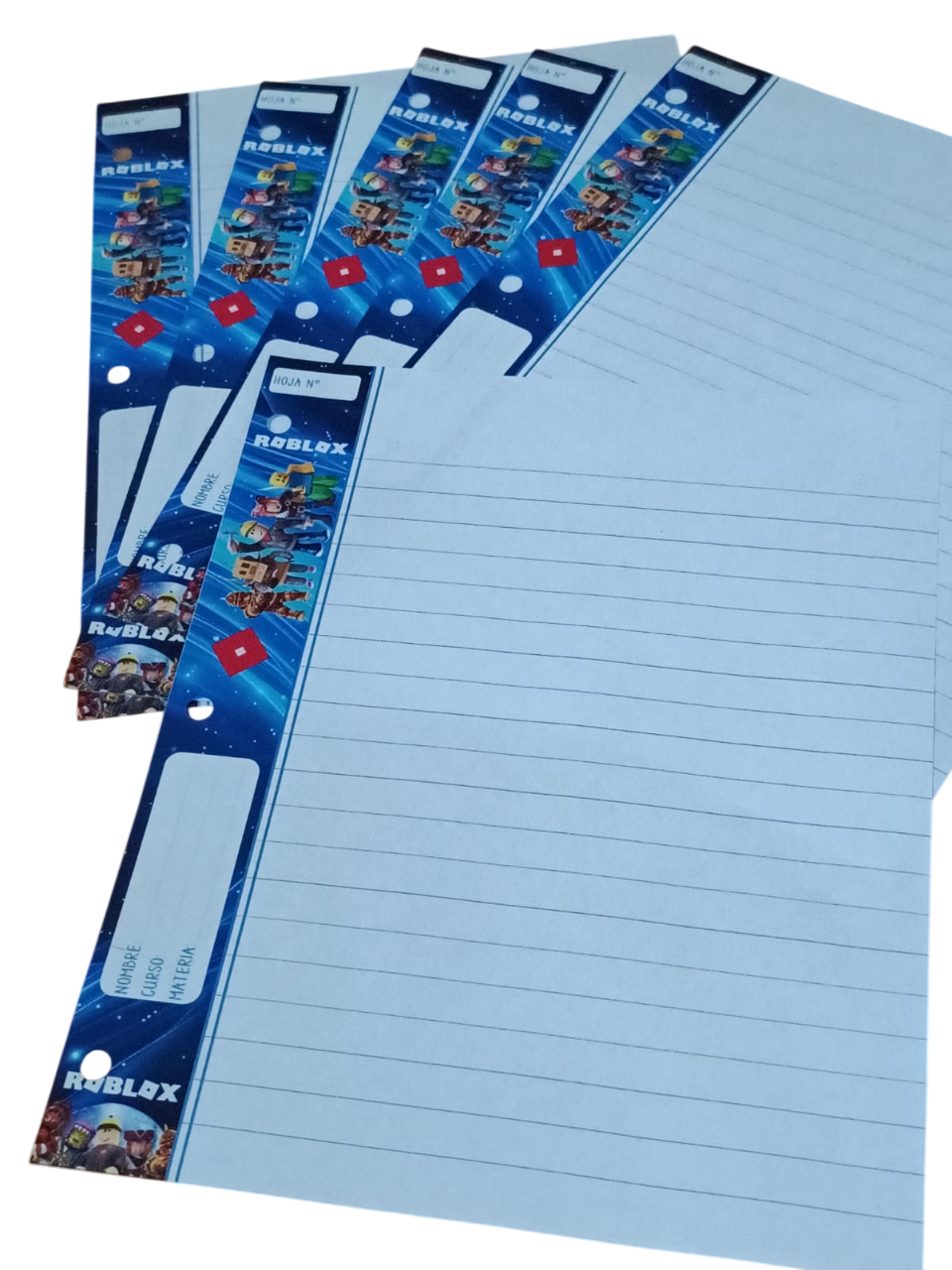 Miniatura: Hojas block x 48  Rayada N° 3 Roblox