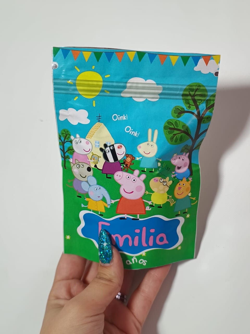 Bolsa Cierre Zipper Peppa Pig X 10 Kalydesign Bolsa Cierre Zipper Peppa Pig X 10 Kalydesign