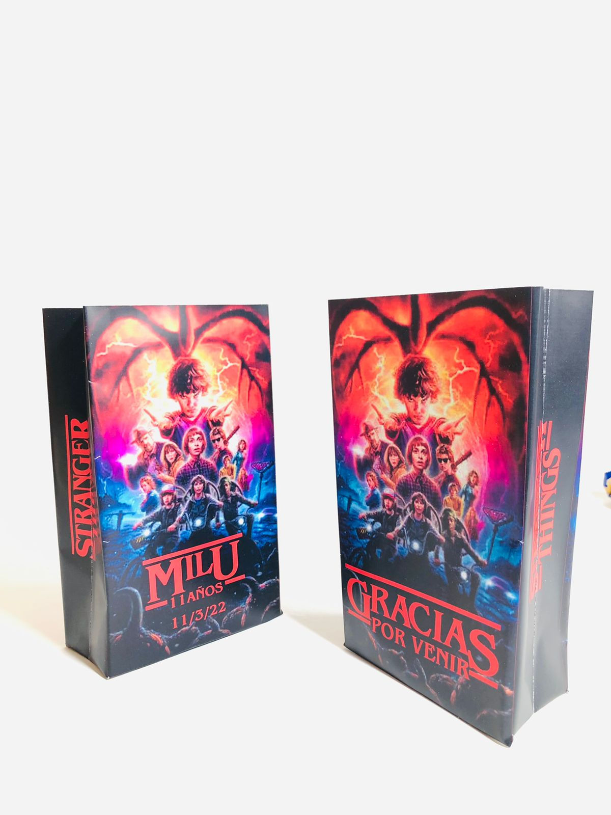 Bolsas Golosineras Personalizadas Stranger Things x10
