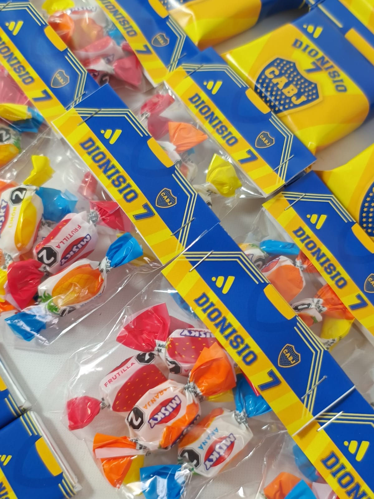 Golosinas personalizadas Candy Bar x 10 Boca