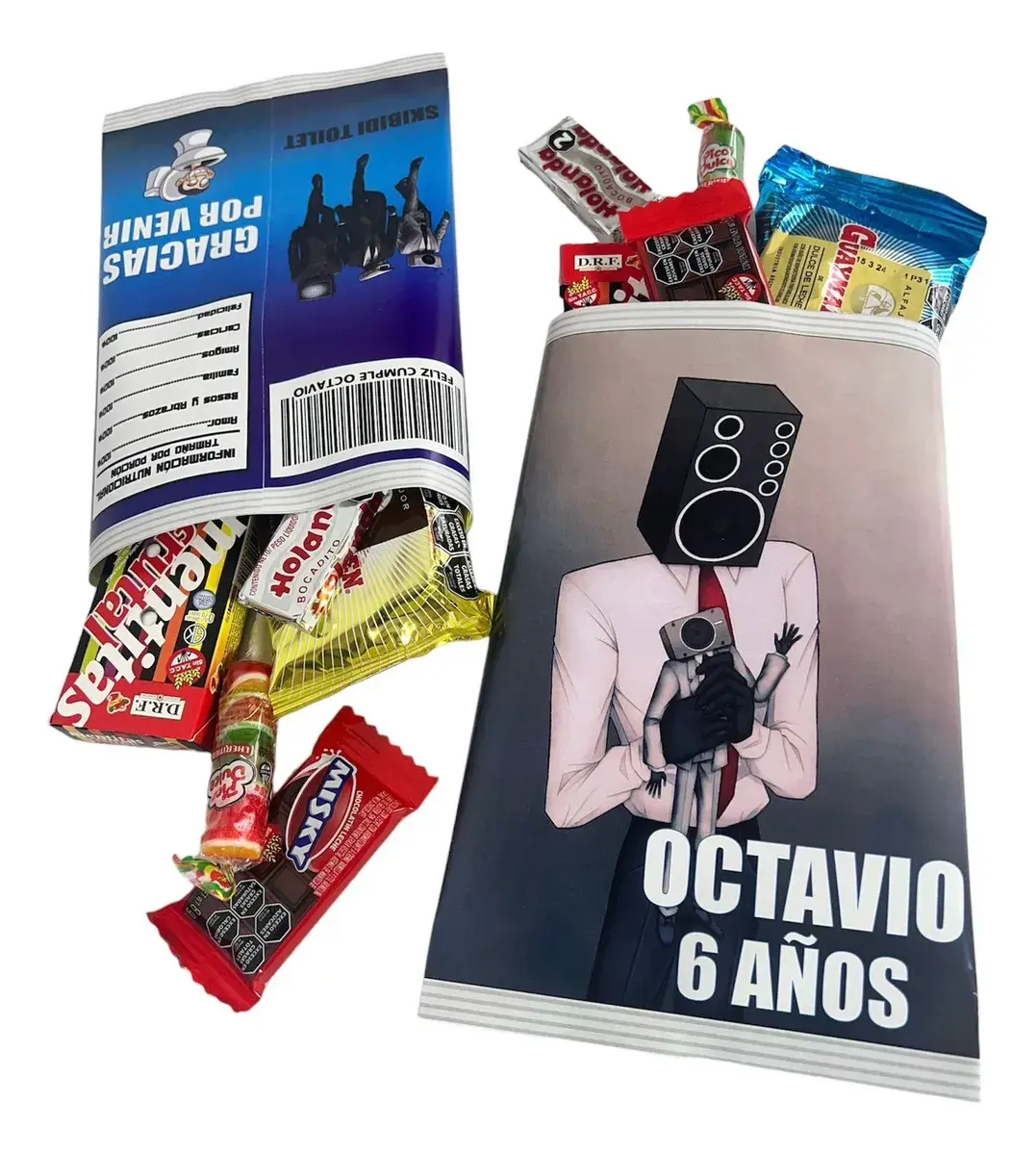 Bolsa chipbag x 10 Skibidi Toilet
