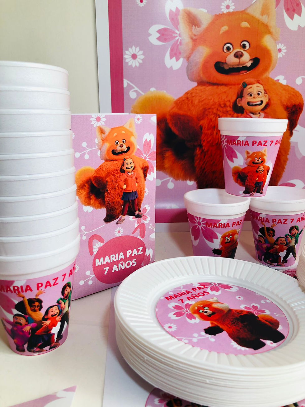 Miniatura: Cotillón Infantil Personalizado X15 Turning Red