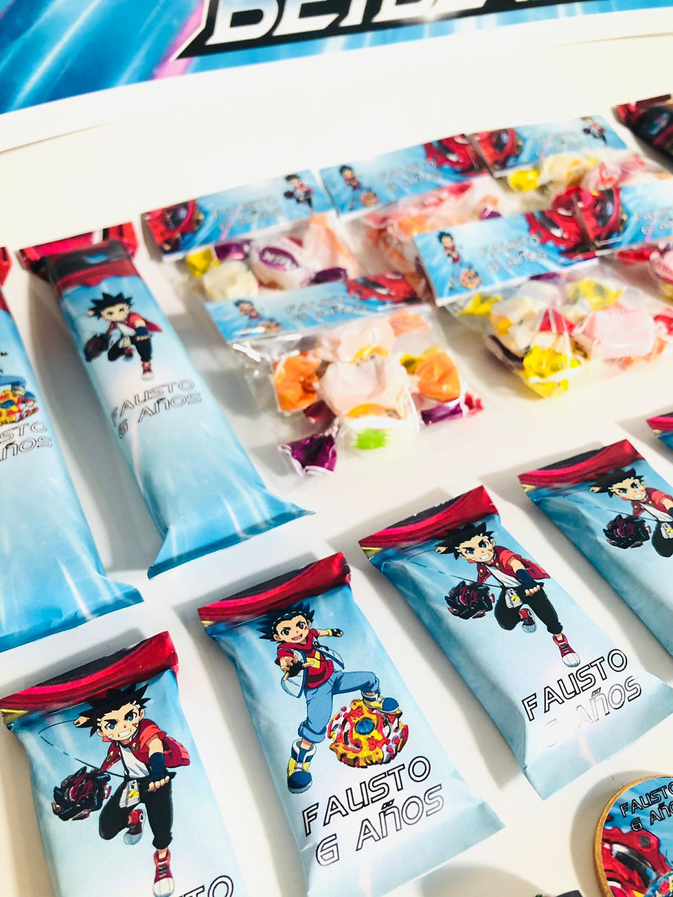Miniatura: Golosinas Personalizadas BeyBlade x10 CandyBar