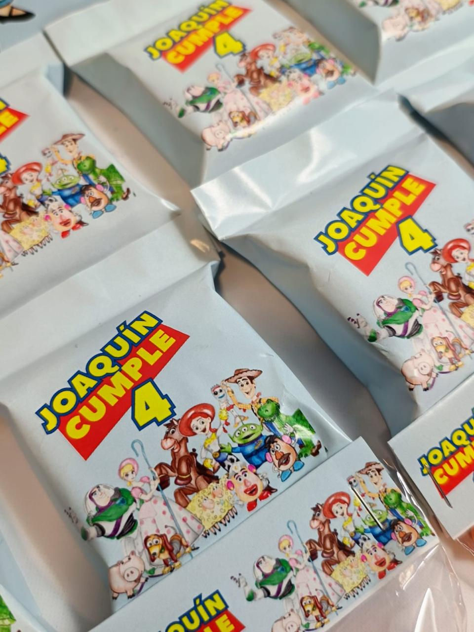 Miniatura: Golosinas personalizadas Candy Bar x 10 Toy Story Pastel